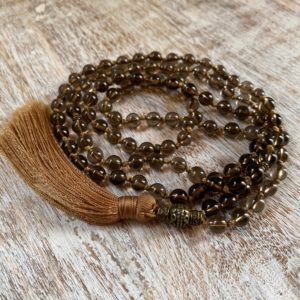 6mm Smoky Quartz Mala