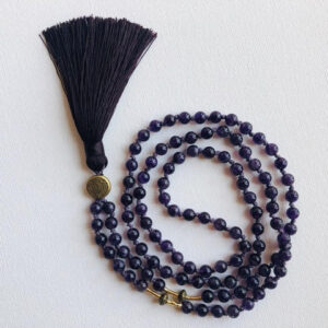 6mm Amethyst with Deep Royal Purple Tassel