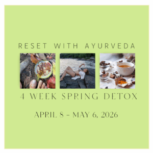 4 WEEK SPRING DETOX VIRTUAL RESET for OPTIMAL HEALTH