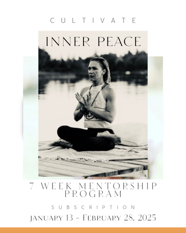 CULTIVATE INNER PEACE                           VIRTUAL MENTORSHIP PROGRAM