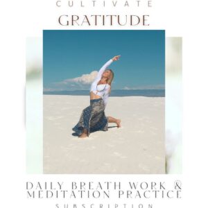 CULTIVATE GRATITUDE VIRTUAL MORNING PRACTICE